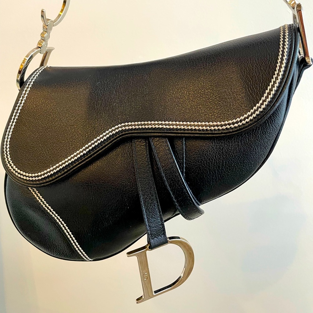 Authentic Dior Shoulder Saddle Bag